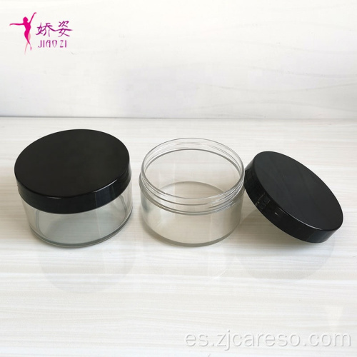 Tarro de crema facial de crema cosmética PET grande y vacío